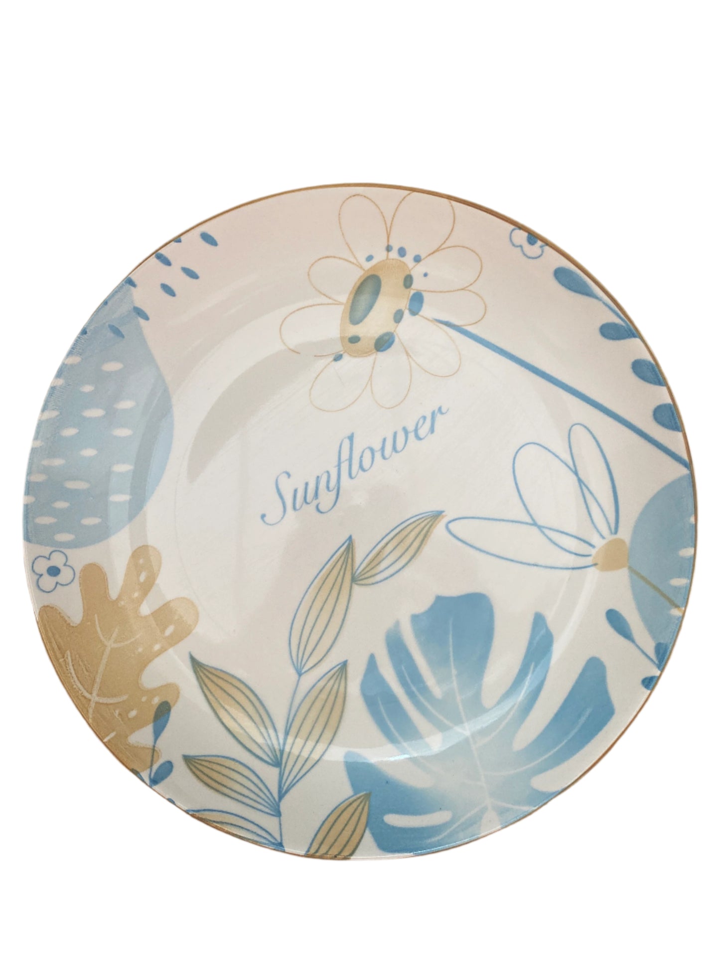 Plato Grande con Flores – Sirve con alegría y estilo