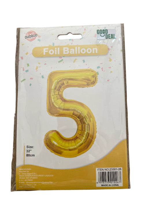 Globo 5 amarillo