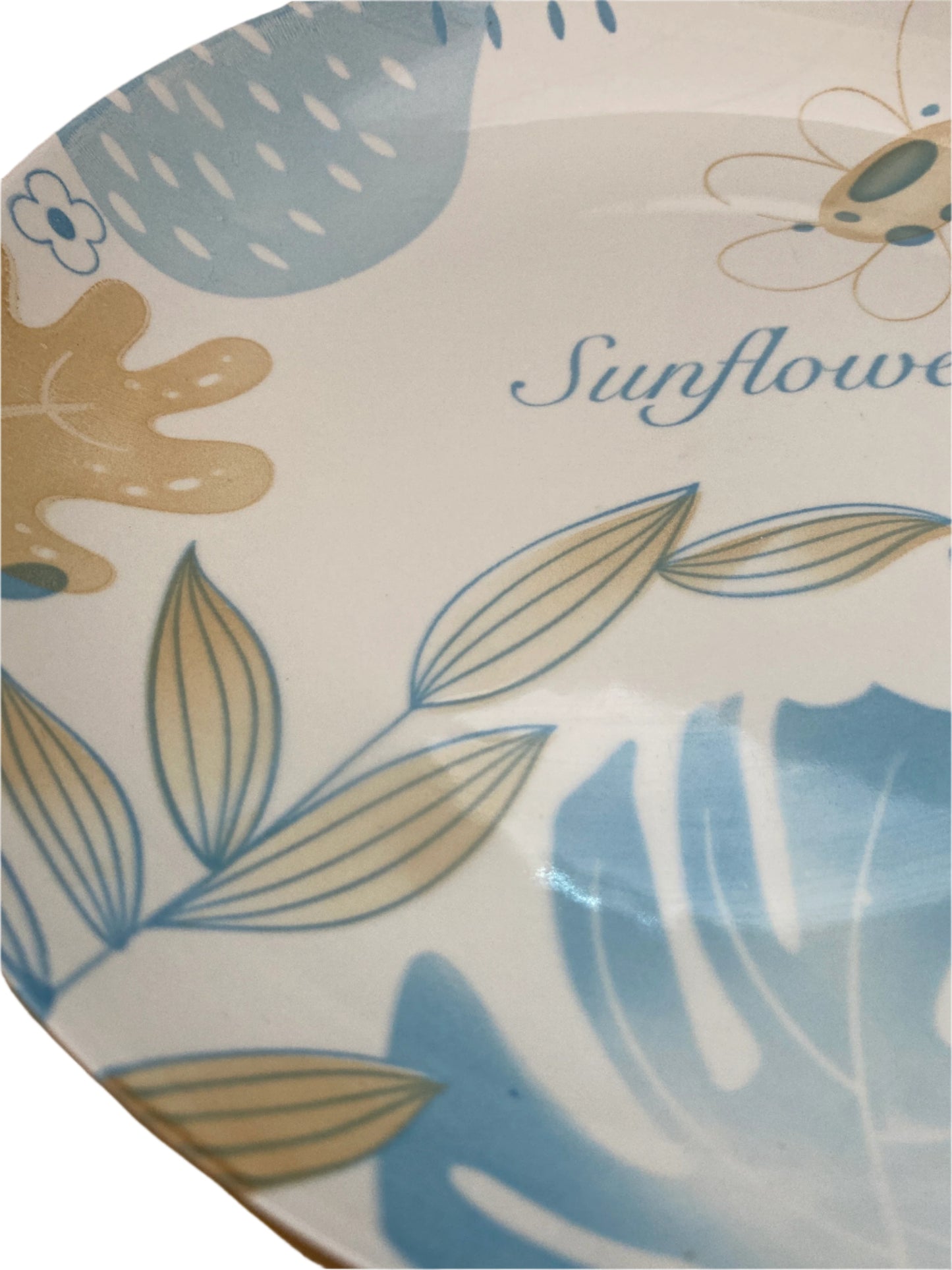 Plato Grande con Flores – Sirve con alegría y estilo