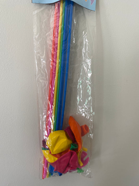 Globos con palos