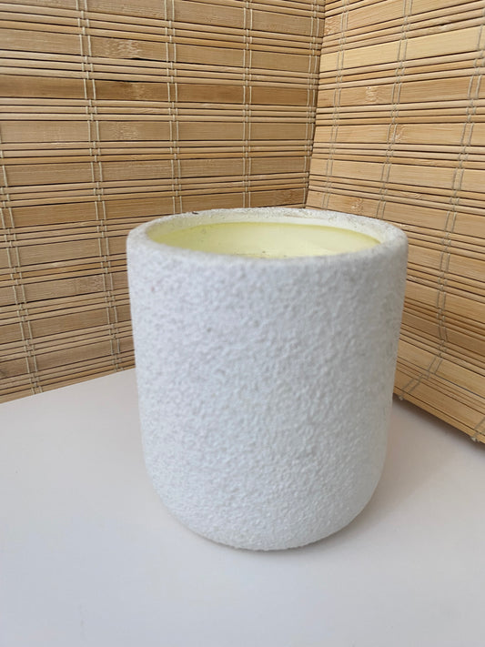 Vela en jarroncito de ceramica