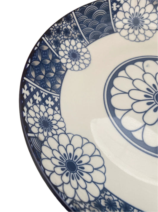 Plato Grande Azul – Elegancia y estilo en tu mesa