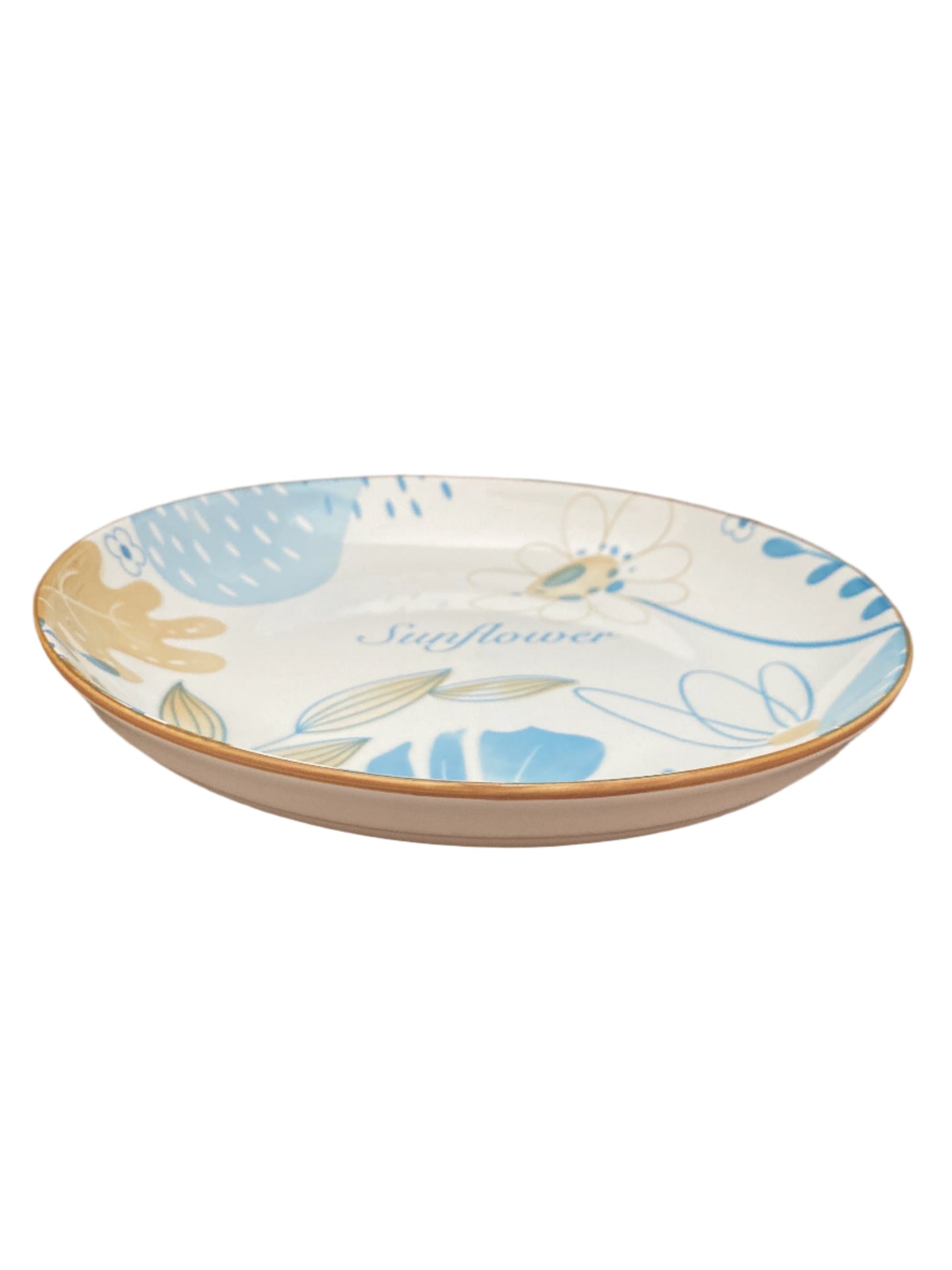 Plato Grande con Flores – Sirve con alegría y estilo