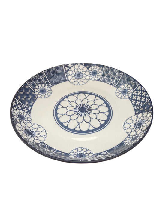 Plato Grande Azul – Elegancia y estilo en tu mesa
