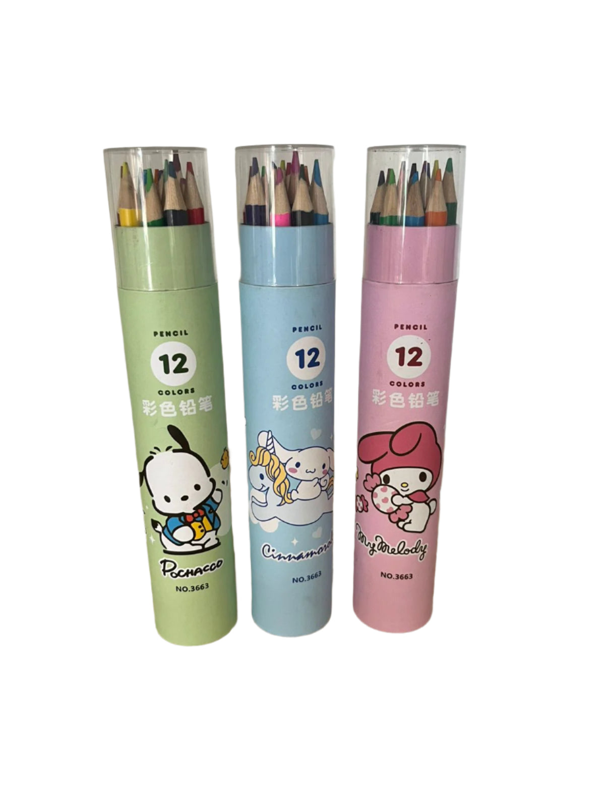 Tubo de 12 colores